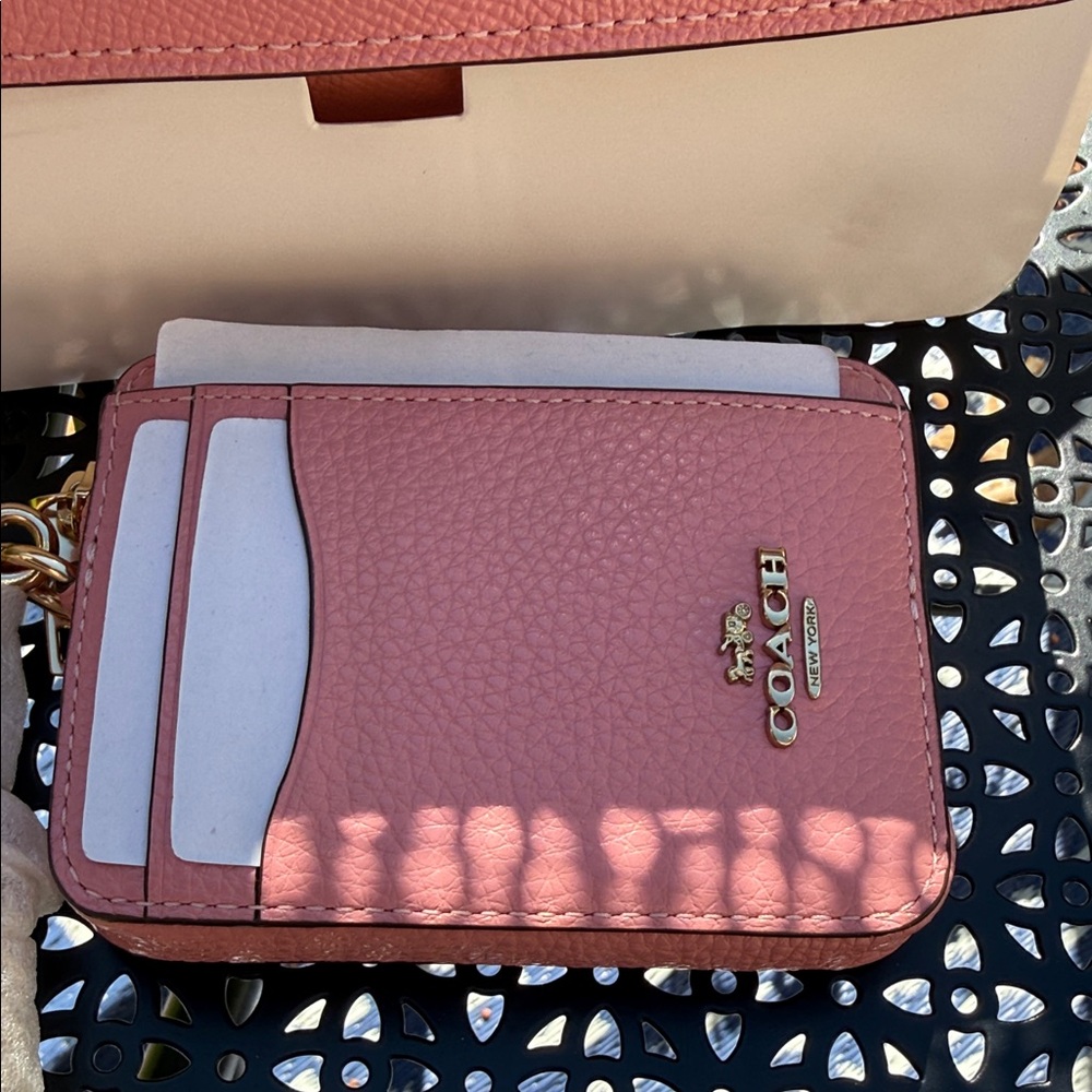 Coach Pink and Cream Crossbody Bag Set - Picture 3 of 6